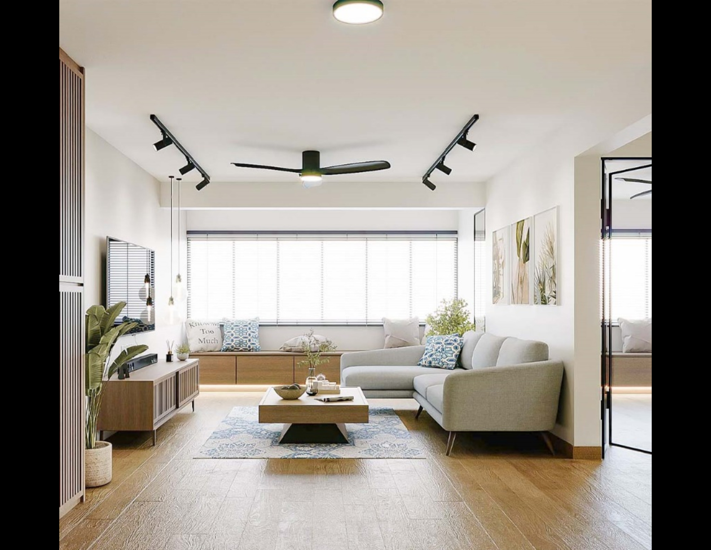 Renovated Living Room