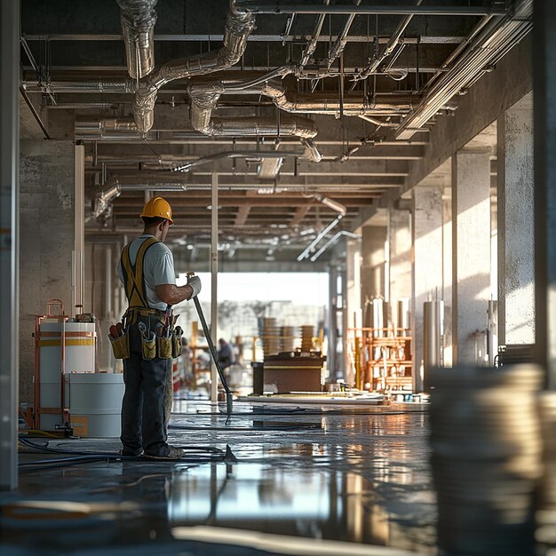 Plumbing Works in Building